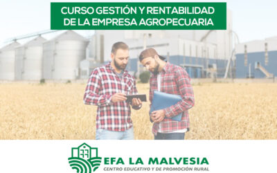 La EFA La Malvesía imparte un curso sobre gestión y rentabilidad de la empresa agropecuaria