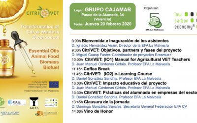 La EFA La Malvesía celebra el Multiplier Event del proyecto CitriVET