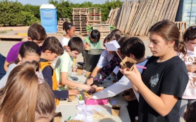 Alumnos y alumnas del San Francisco de Borja de Llombai aprenden a diferenciar entre variedades tradicionales valencianas y comerciales